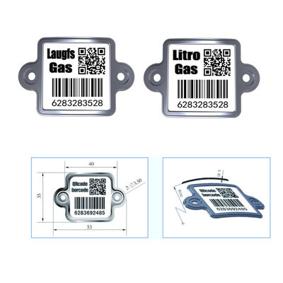 سیستم ردیابی سیلندر Stainless Metal QR Code PDA