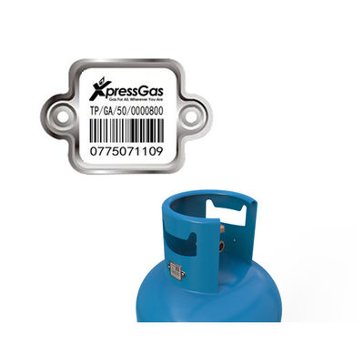 LPG سیلندر بارکد برچسب دیجیتال اسکن خمش ضد UV ضد ضد UV