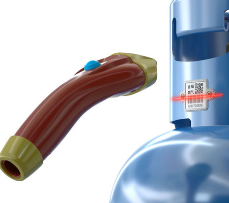 Cylinder Bar Code Label مقاومت در برابر دمای بالا 1900F برای مدیریت سیلندرهای LPG